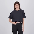 Blusa Cropped Under Armour MC Rival SS Feminina PRETO
