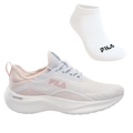 Kit Tênis Fila Go Trainer 2 E Meia - Feminino ROSA/BRANCO