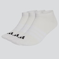 Kit Meia Adidas Invisível 3 Pares Unissex BRANCO