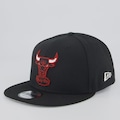 Boné New Era NBA Chicago Bulls Hardwood 950 Unissex PRETO