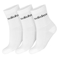 Kit Meias adidas Linear Pack com 3 Pares - Infantil BRANCO