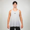 Camiseta Regata adidas Treino Três Listras Masculina BRANCO
