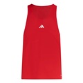 Camiseta Regata adidas Treino Três Listras Masculina VERMELHO