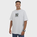 Camiseta Extra Grande Hurley Snake Masculina BRANCO