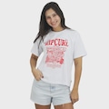 Camiseta Rip Curl Banca Brasil Feminina BRANCO