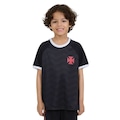 Camisa Do Vasco Braziline Rugido Infantil PRETO