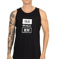 Camiseta Regata RVCA Trade SS Masculino PRETO