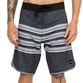 Bermuda RVCA Mid Stripes Masculina PRETO