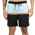 Bermuda RVCA 2 Blocks Masculina AZUL CLARO