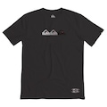 Camiseta Quiksilver Emb Three PS Masculina PRETO