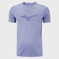 Camiseta Mizuno Run Spark Masculina LILAS