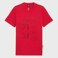 Camiseta Puma Scuderia Ferrari Sportswear Masculina VERMELHO