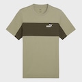 Camiseta Puma ESS Block Masculina VERDE