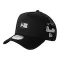 Boné New Era 940 A-Frame Rose Mesh Trucker Masculino PRETO