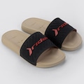 Chinelo Slide Rider Free II Masculino PRETO/BEGE