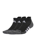 Meia Soquete adidas Performance CLIMACOOL - 3 Pares - Unissex PRETO/BRANCO