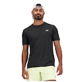 Camiseta New Balance Athletics Run Masculina PRETO