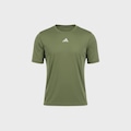 Camiseta Treino Básica adidas - Masculino VERDE ESCURO