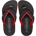 Chinelo De Dedo Kenner Spider Masculina PRETO/VERMELHO