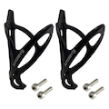 Kit 2 Suporte caramanhola garrafa bike c/ parafusos Absolute PRETO