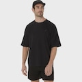 Camiseta ASICS Spiral Relaxed Fit Embroidery Masculino PRETO