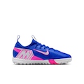 Chuteira de Society Infantil Nike Mercurial Vapor 16 Academy AZUL ESC/BRANCO