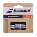 Kit com 3 Overgrip Babolat Pro Response X3 PRETO