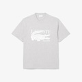 Camiseta Lacoste Masculina Essentials – Algodão Macio de Alta Gramatura CINZA