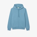 Opção de cor AZUL de Blusão Moletom Clássico com Bolso e Capuz Lacoste Masculino