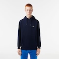 Blusão Moletom Clássico com Bolso e Capuz Lacoste Masculino AZUL ESCURO