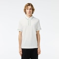Camiseta Polo Paris em Piqué com Elastano e Carcela Oculta Lacoste Masculina BRANCO