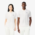 Camiseta Polo Unissex Lacoste – Estilo Clássico com Assinatura Exclusiva BRANCO