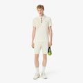 Short de Tênis Lacoste Ultra-Dry Stretch – Performance e Liberdade OFF WHITE