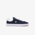 Tênis Lacoste Feminino Baseshot em Couro AZUL ESC/BRANCO