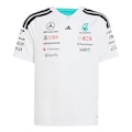 Camiseta adidas Piloto Mercedes - AMG Petronas F1 Team Infantil BRANCO