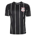 Camisa do Corinthians Fitness Listrada Plus Size Coimbra - Masculina PRETO