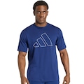Camiseta adidas Feelready Masculina AZUL/BRANCO
