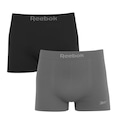 Kit 2 Cuecas Boxer Reebok Sem Costura Masculina CINZA