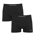 Kit 2 Cuecas Boxer Reebok Sem Costura Masculina PRETO