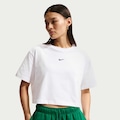 Camiseta Cropped Nike Sportswear Classic Feminina BRANCO