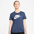 Camiseta Nike Sportswear Essentials Feminina AZUL CLA/BRANCO