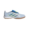 Chuteira Futsal Infantil Adidas Predator League de Língua Dobrável AZUL CLA/AMARELO