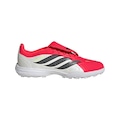 Chuteira Society Infantil adidas com Língua Dobrável Predator League VERMELHO/PRETO