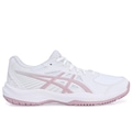 Tênis para Tennis Feminino Asics Court Slide 4 All Court BRANCO/ROSA