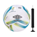 Kit Bola De Futsal Umbro Sala V Pro LNF + Bomba de Ar BRANCO
