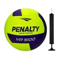 Kit Bola Vôlei Penalty VP 5100 XXVI + Bomba de Ar AMARELO