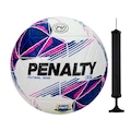 Kit Bola Futsal Penalty RX 500 XXVI + Bomba de Ar BRANCO