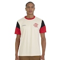 Camisa Braziline Flamengo Clamor Masculina BEGE