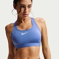 Top Nike Swoosh Feminino AZUL CLA/BRANCO