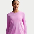 Camiseta Nike Manga Longa Dri-FIT One Feminina ROSA